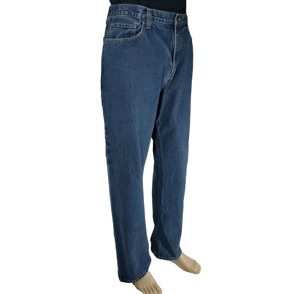 Eddie Bauer Men's Relaxed Fit Jeans Specially Dyed Jeans Size 40X(34 actual 32") - Picture 2 of 7